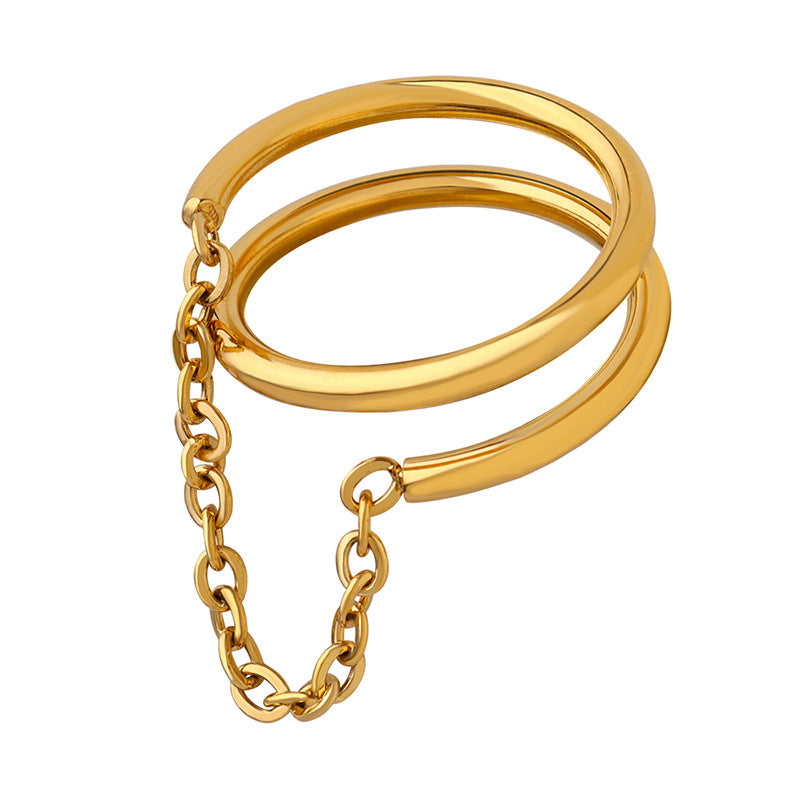 Magnifique Chain Twist Goldring